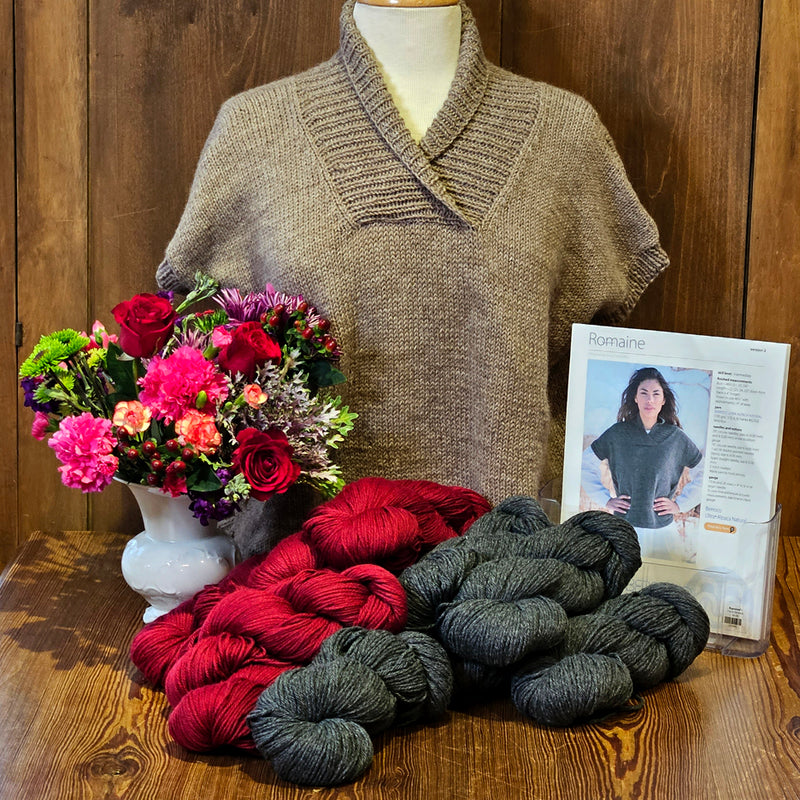 Romaine Slipover Top Knit Kit