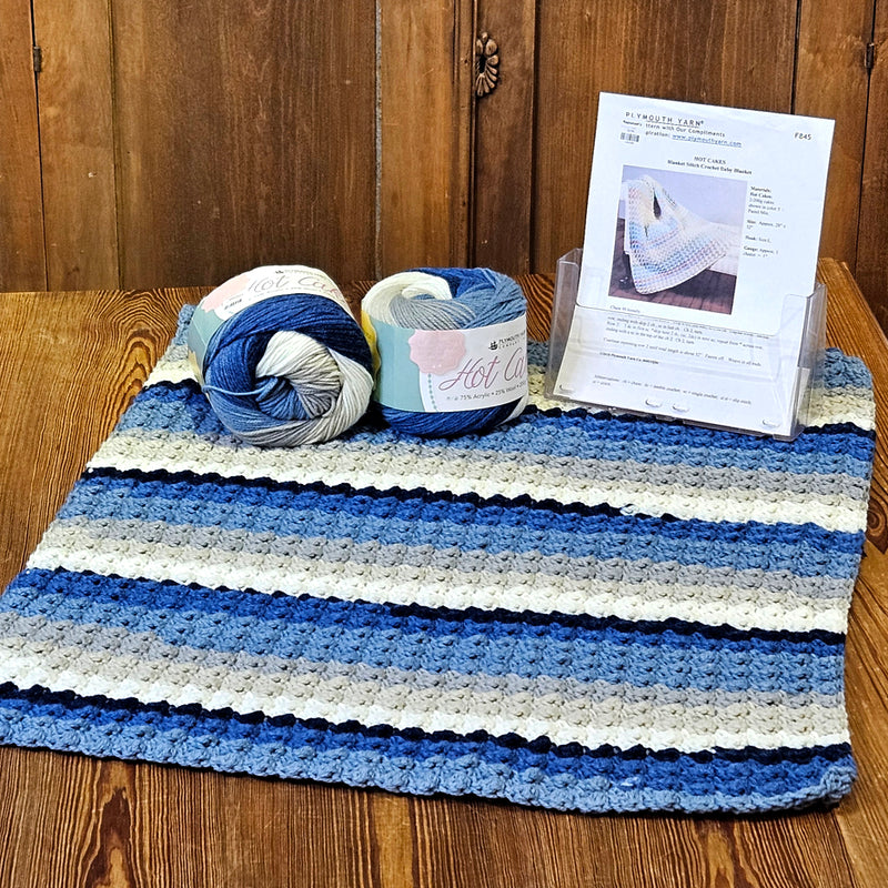 Hot Cakes Baby Blanket Crochet Kit