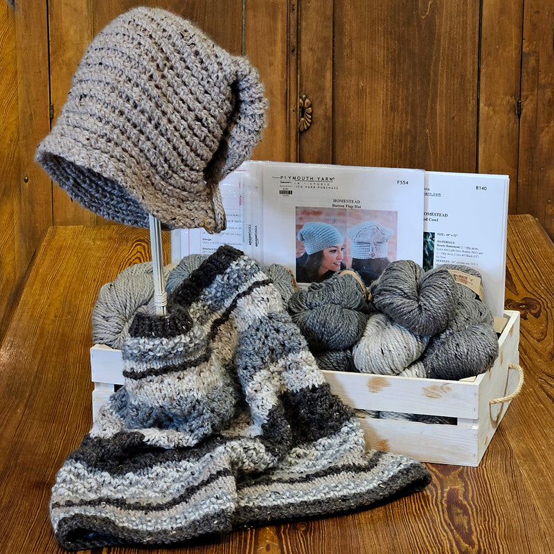 Bottom Flap Hat Knit Kit