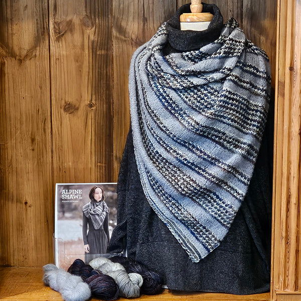 Alpine Shawl Knit Kit