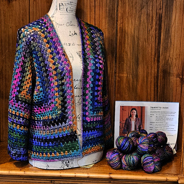 Squared Up Jacket Crochet Kit