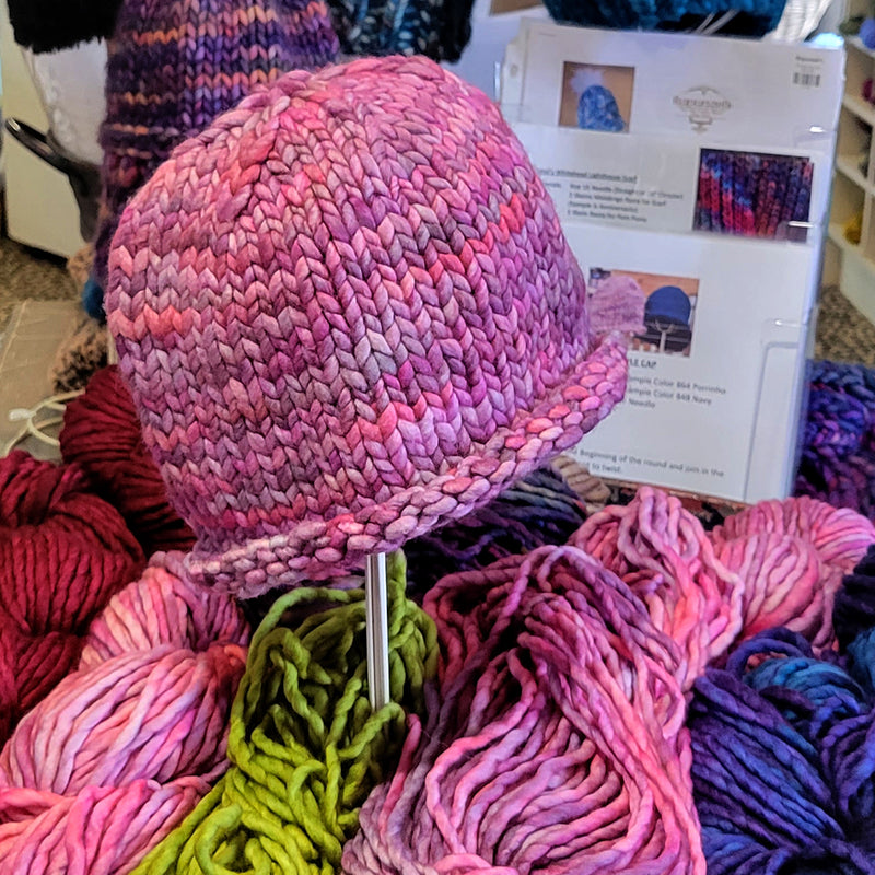 Simple Cap Knit Kit with Rasta Yarn